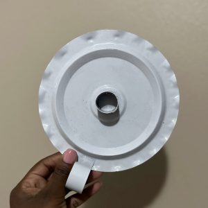 Zinc traditional candle holder